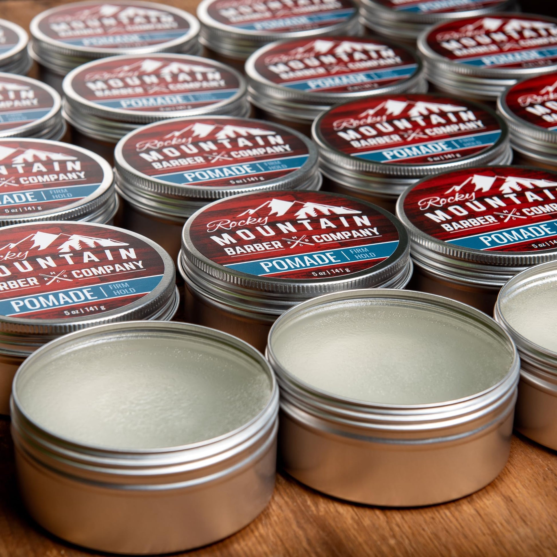 Rocky Mountain Barber Company classic hair pomade for salon performance