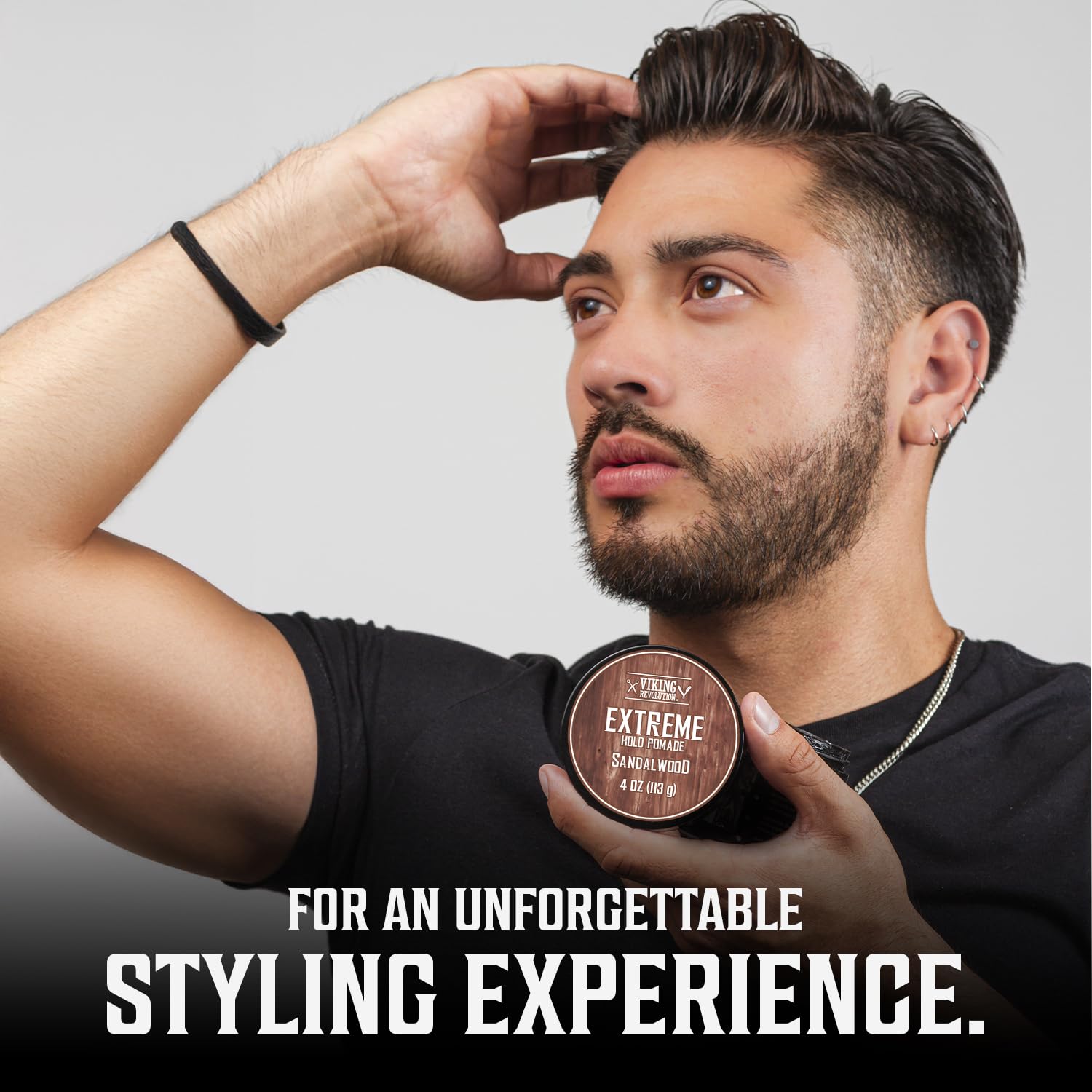 Viking Revolution imported hair styling pomade for classic looks