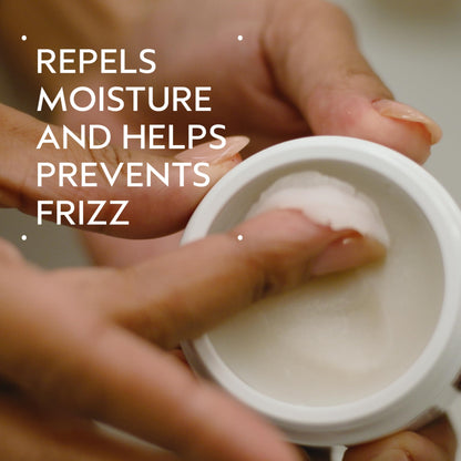 Aveda anti humidity hair wax packaging showcasing the 2.5 Ounce size details