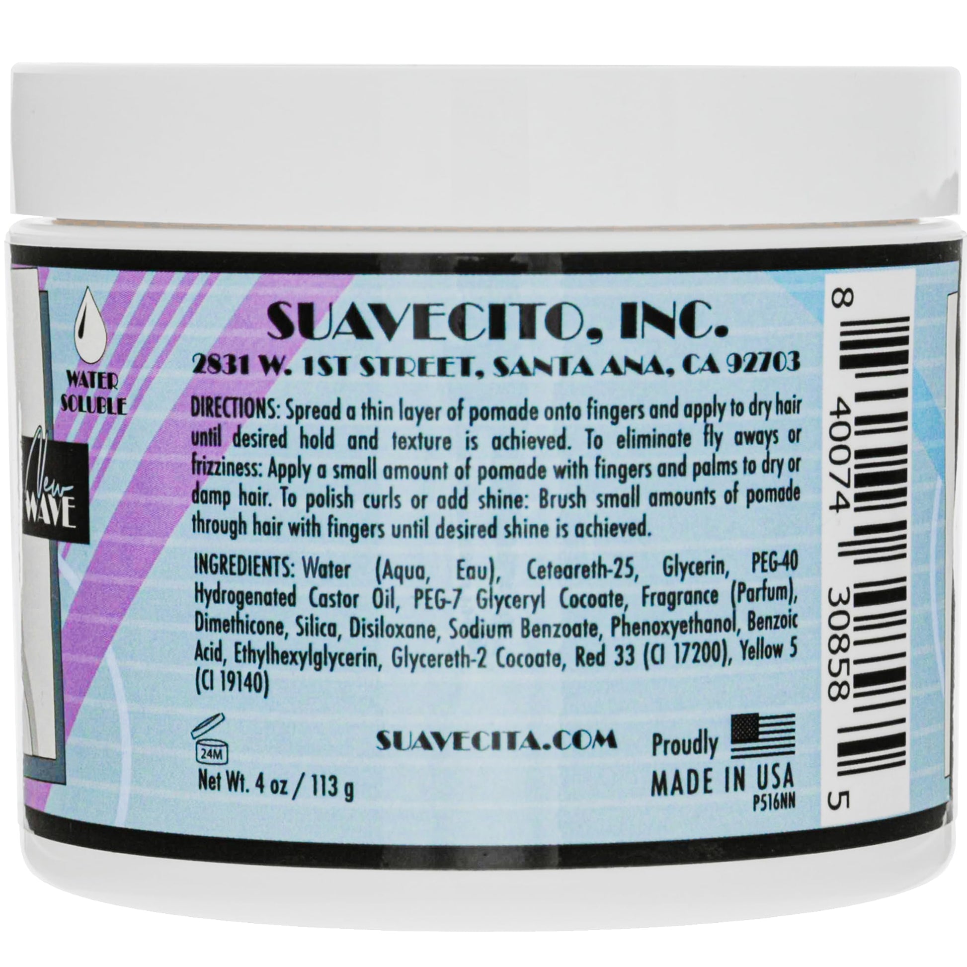 Water based non greasy female styling gel for frizz control and high shine