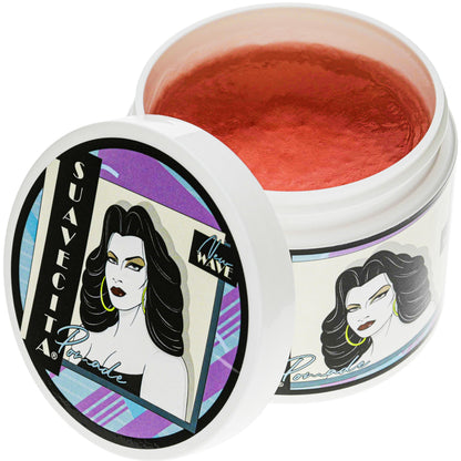 Flake free hair styling pomade for women showing standard size packaging view