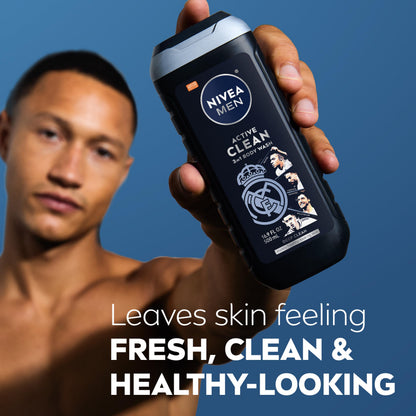Nivea Men body wash pack of three bottles