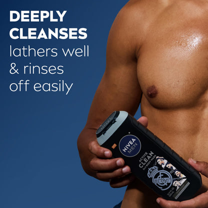 Nivea Men 3-in-1 body wash for face hair and body