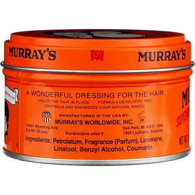Murray's classic hair dressing pomade multi pack container lids