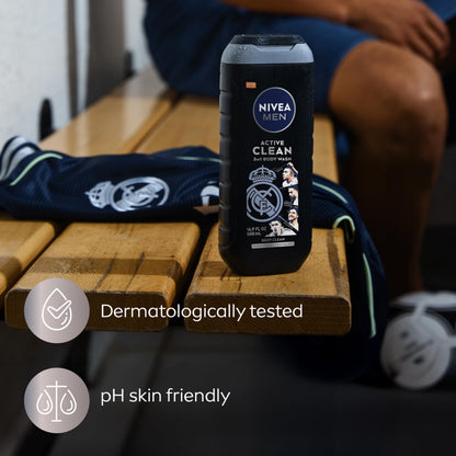 Nivea Men Active Clean body wash 16.9 fluid ounce bottle