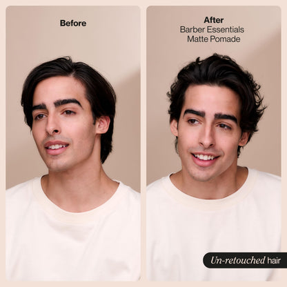 Authentic imported Suave men matte finish hair cream for frizz control.