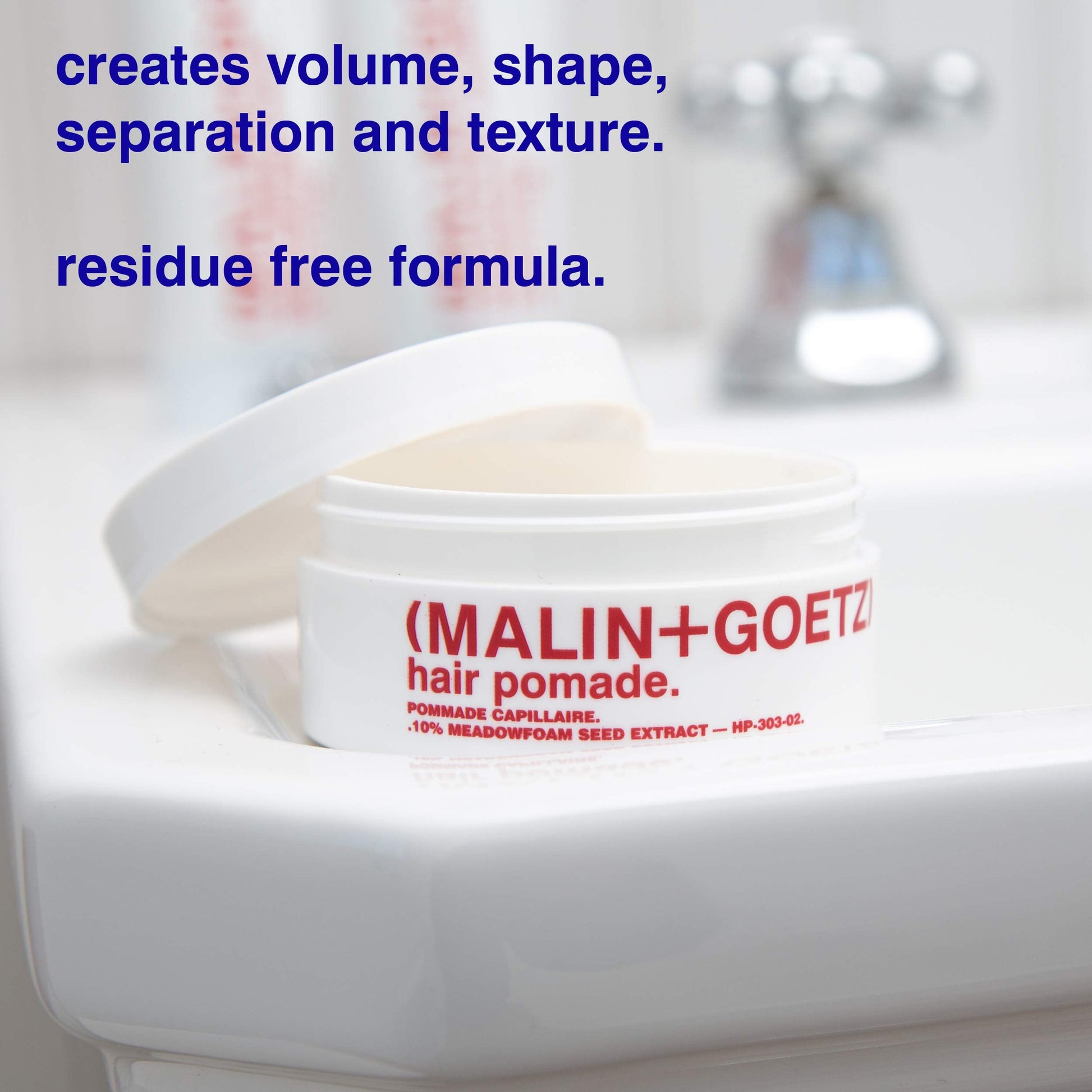 Imported MALIN+GOETZ vegetarian styling aid for flyaway control