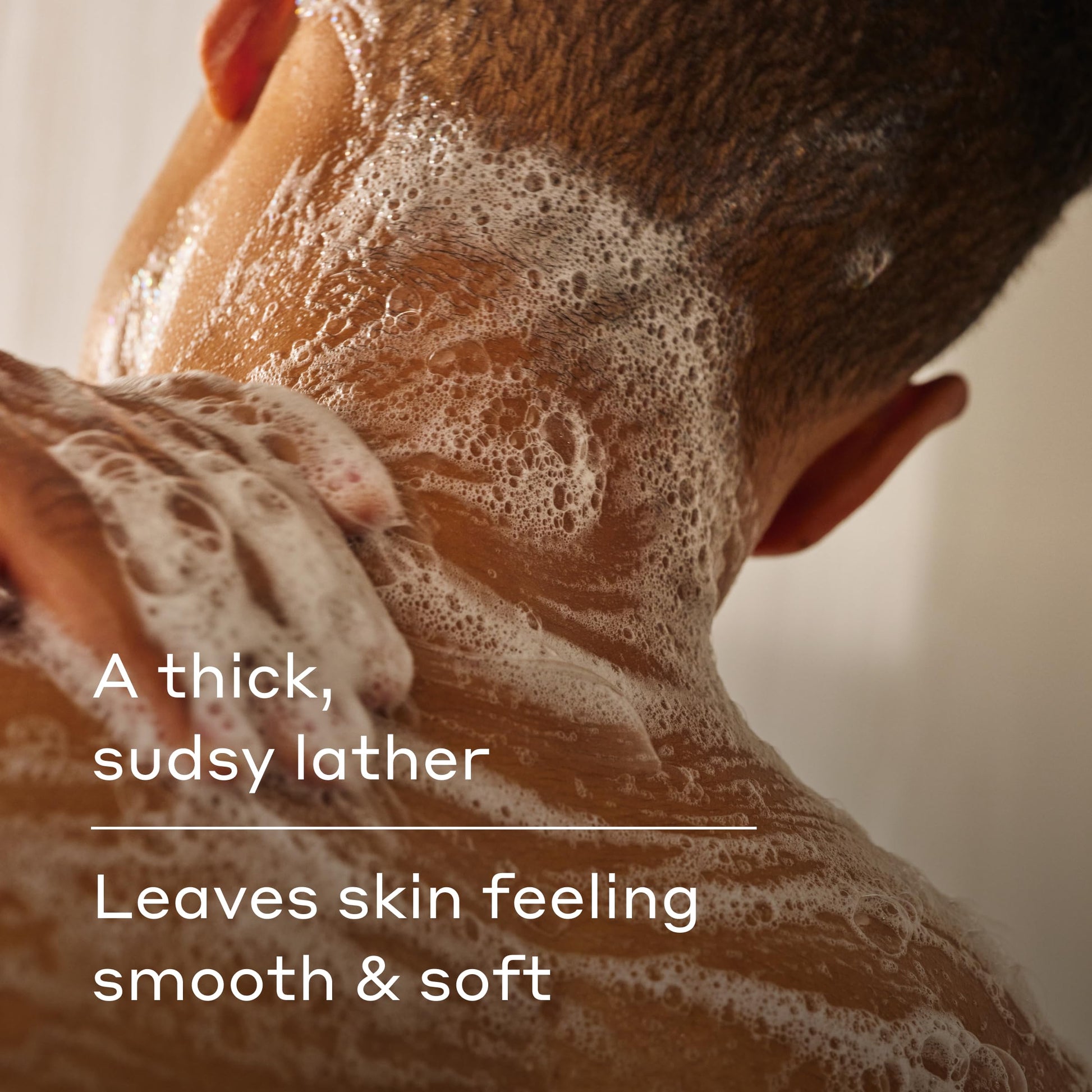 Side profile of Harrys Men body wash Stone 3 pack