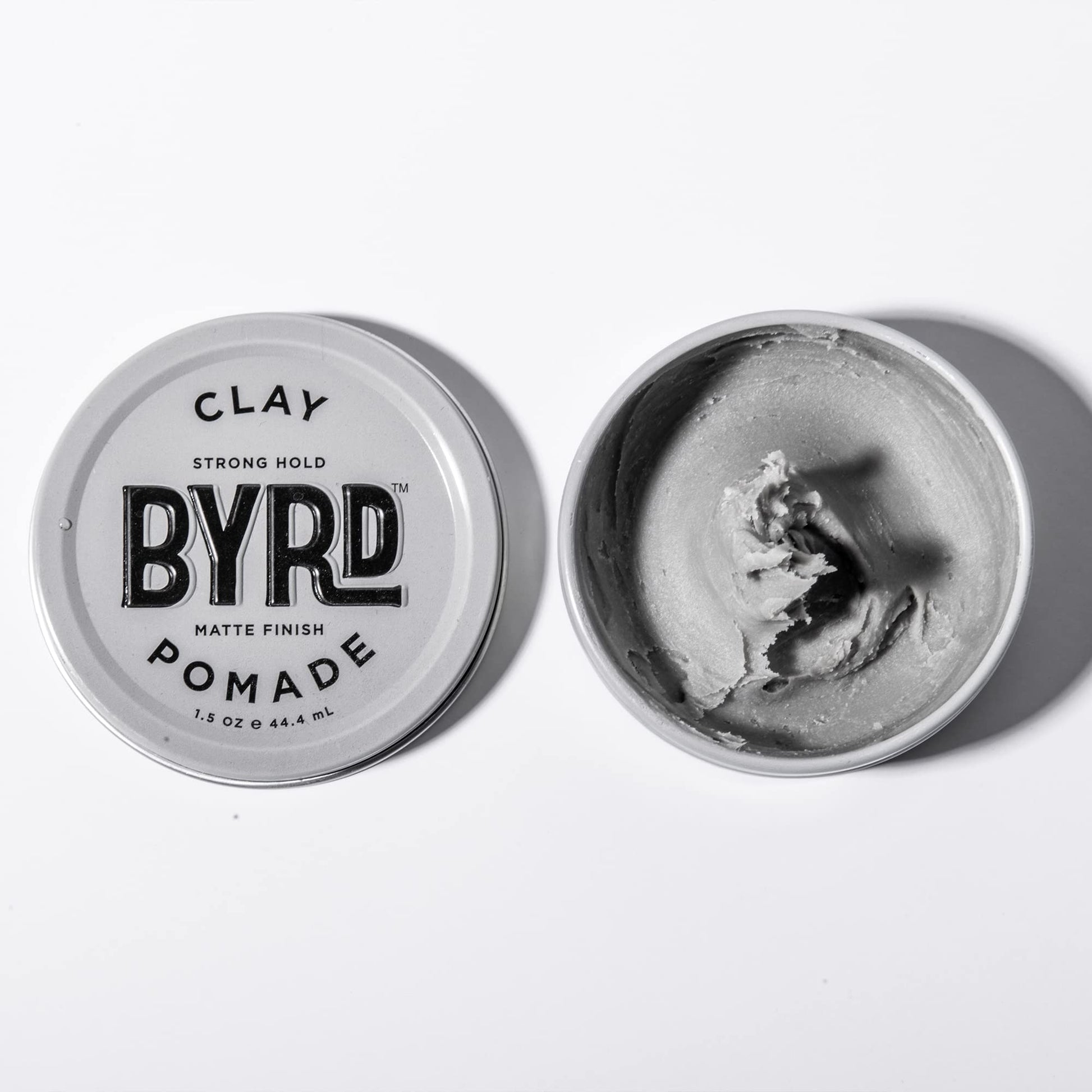 Premium imported USA BYRD clay wax blend pomade styling product display