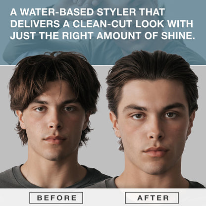 CRVFT high shine medium hold water based men styling pomade packaging