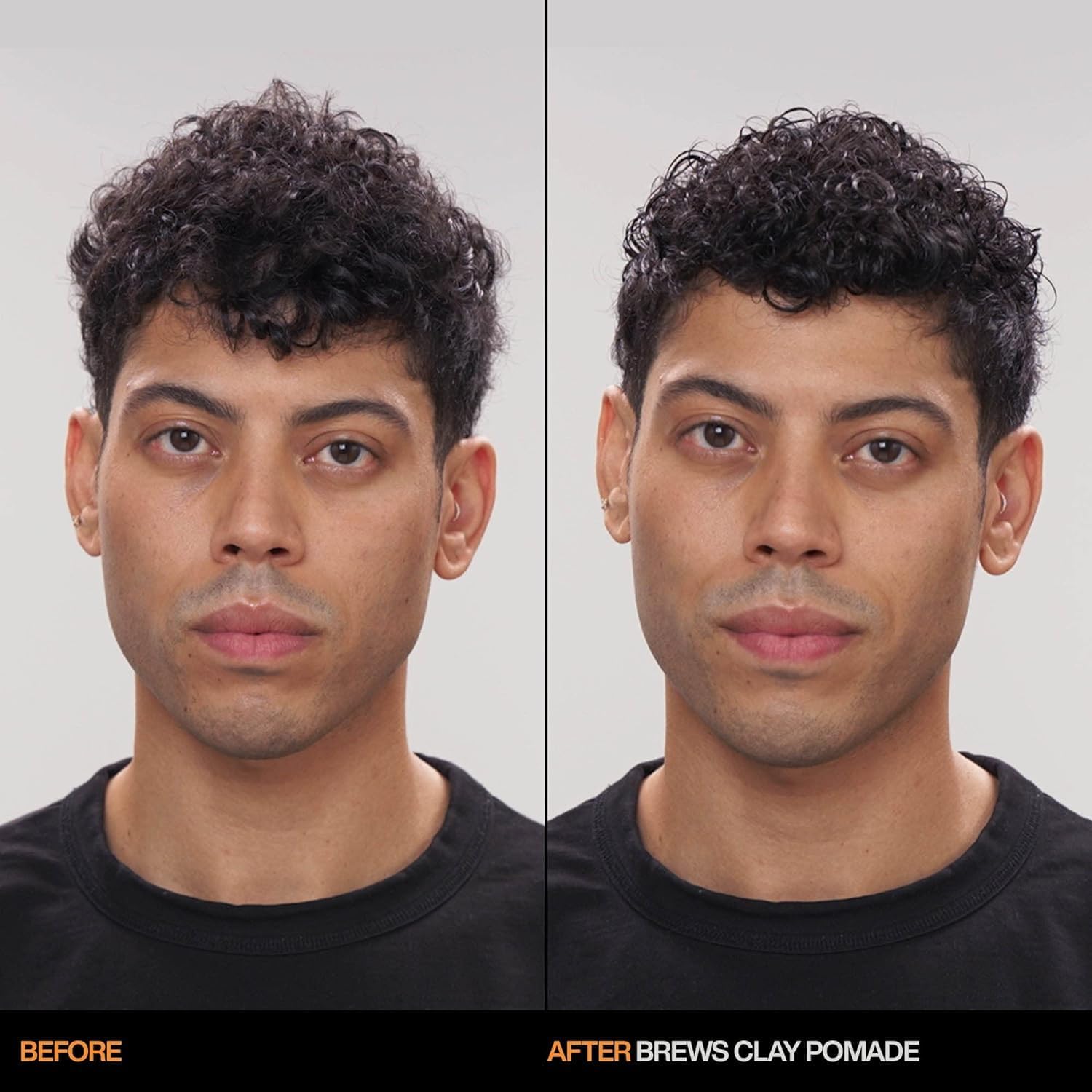 Redken Brews high hold volumizing pomade jar open