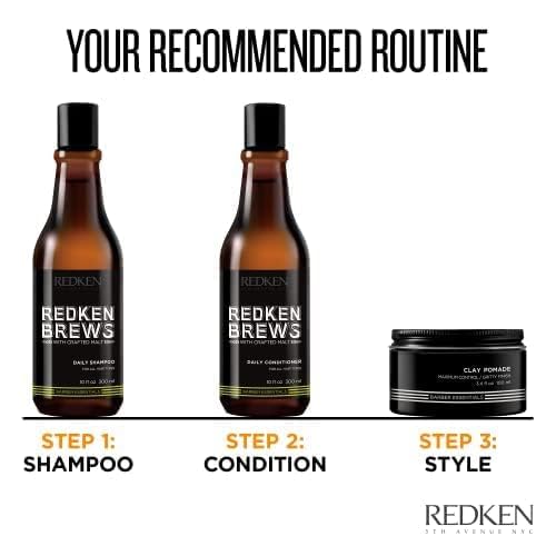 Redken Brews imported maximum control pomade for men