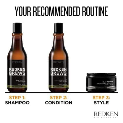 Redken Brews imported maximum control pomade for men