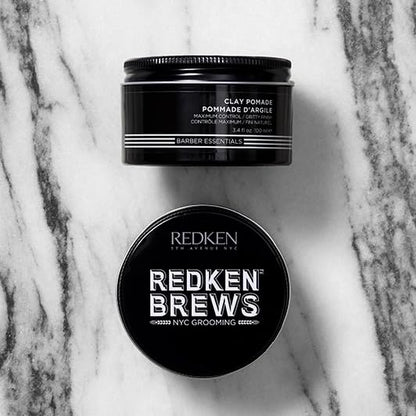 Redken Brews professional salon hair clay for fine hair