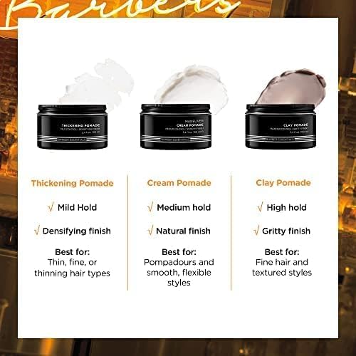 Redken Brews textured matte look pomade container back