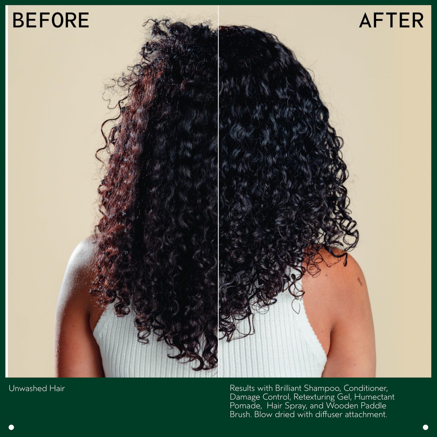 Aveda humectant rich botanical formula pomade back label with instructions