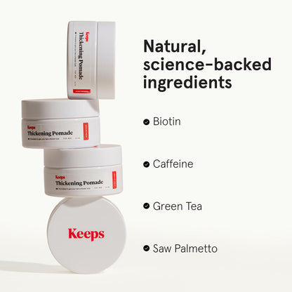 Keeps Matte Styling Cream for thin hair showcasing authentic USA packaging