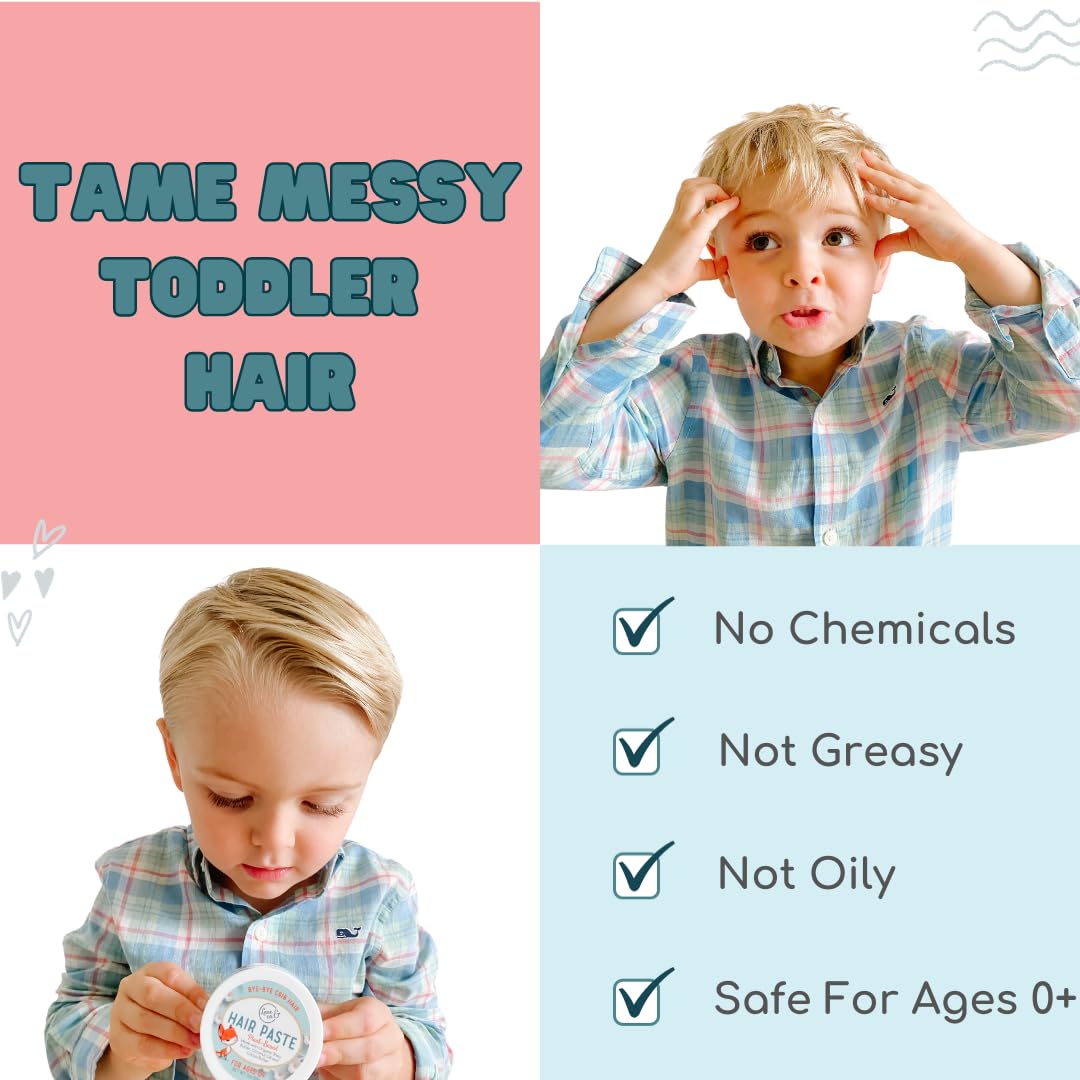 Lane And Co chemical free hair gel alternative for controlling baby flyaways and bed head