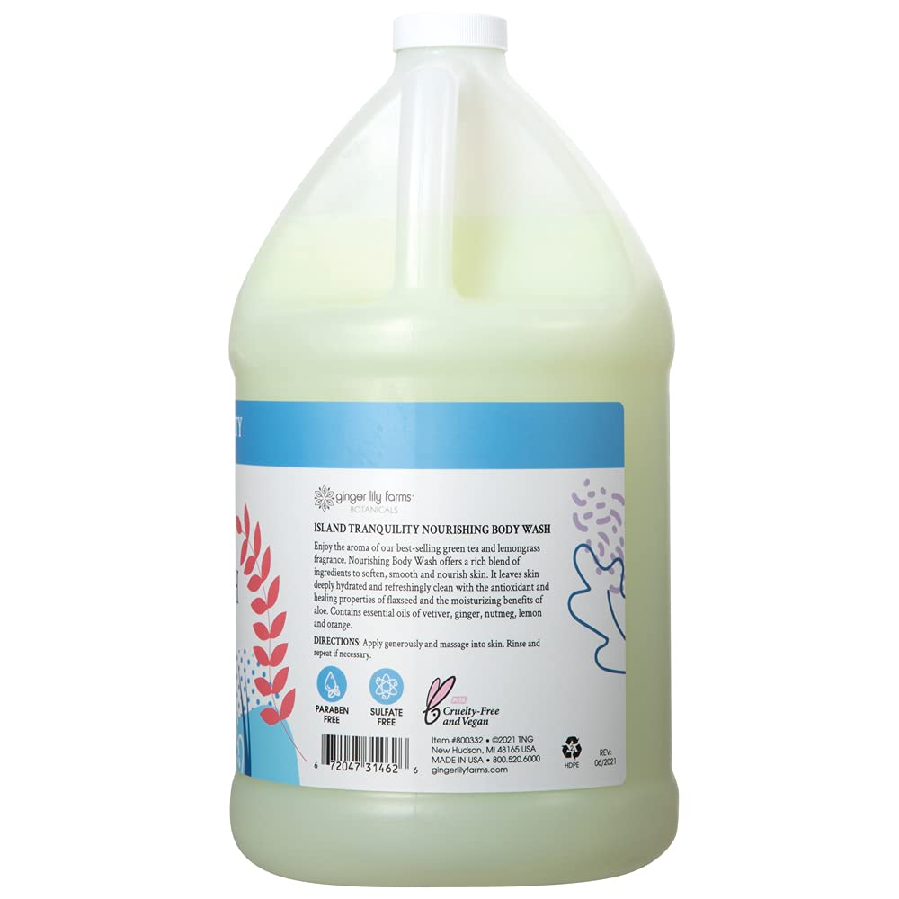 Ginger Lily Farms Nourishing Body Wash 128 fluid ounce refill jug