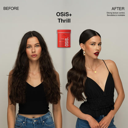 Professional texturizing paste for frizz control and strand separation