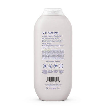 Method Simply Nourish body wash bottle front view