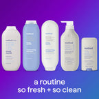 Method body wash cap and sustainable packaging details