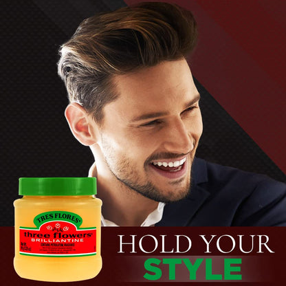 Imported USA hair grooming pomade for men showing product lid details
