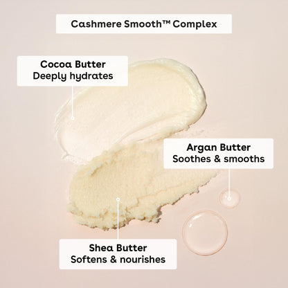 Texture of Eos Vanilla Cashmere post-shave cream