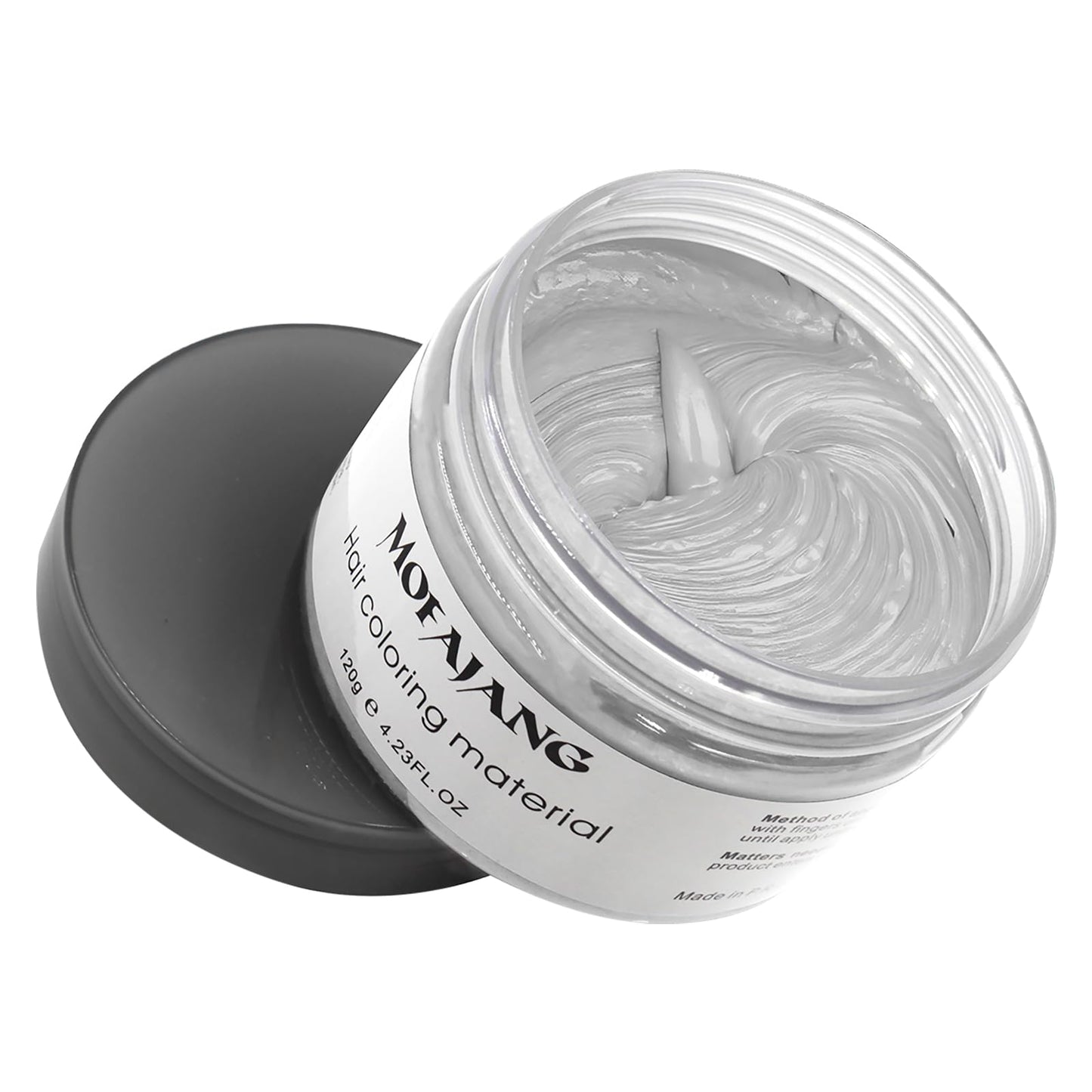 VOLLUCK imported USA beauty grooming grey hair wax product display background