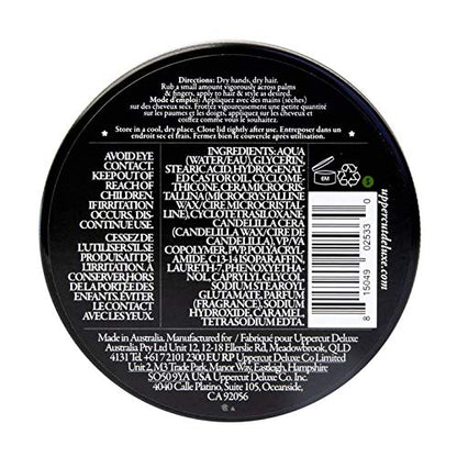 Premium mens hair styling product with medium hold