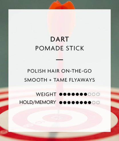 Vegan hair wax stick by R+Co for controlling frizz and stray hairs