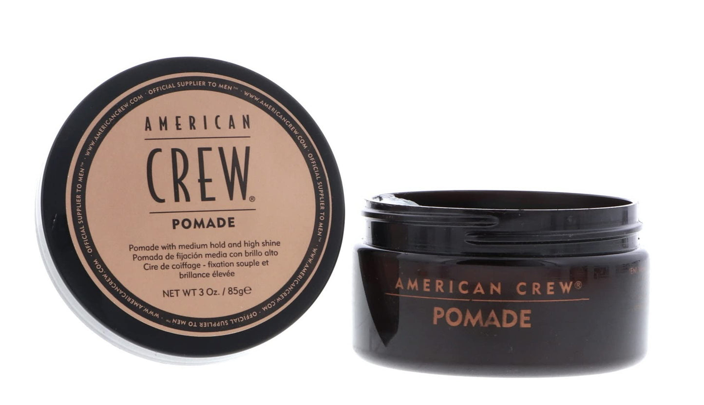 American Crew styling pomade dual pack showcasing the water based medium hold texturing paste