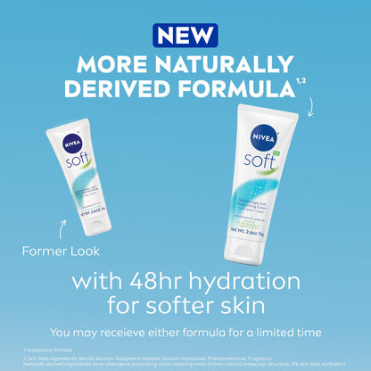 NIVEA Soft lightweight face moisturizer tube packaging