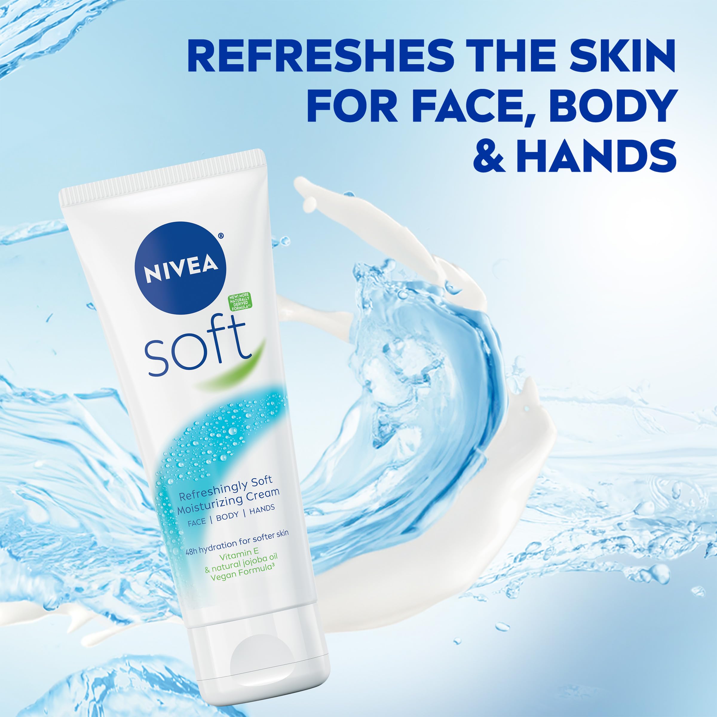 NIVEA Soft all in one cream 3 pack imported variant