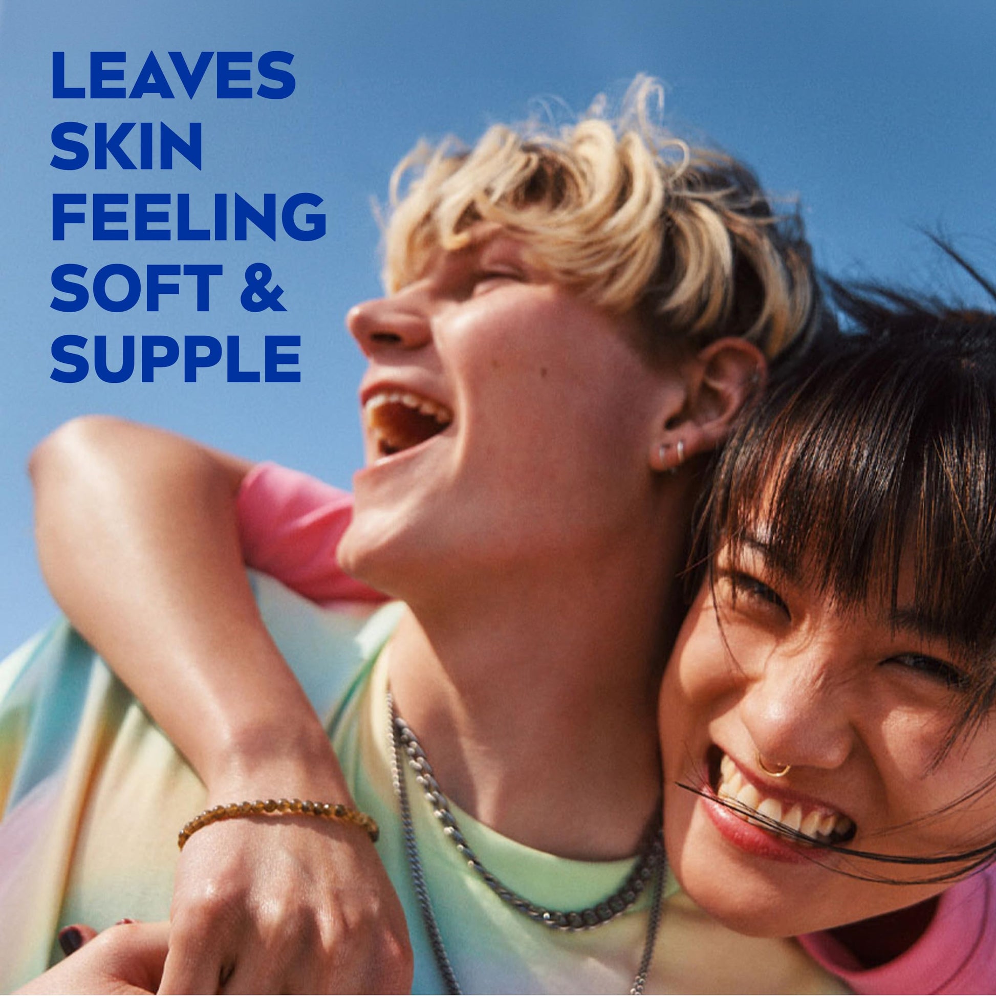 NIVEA Soft fast absorbing body cream tube display