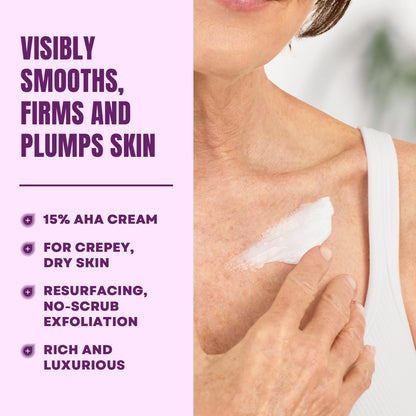 AmLactin therapeutic no scrub exfoliator cream back label ingredients