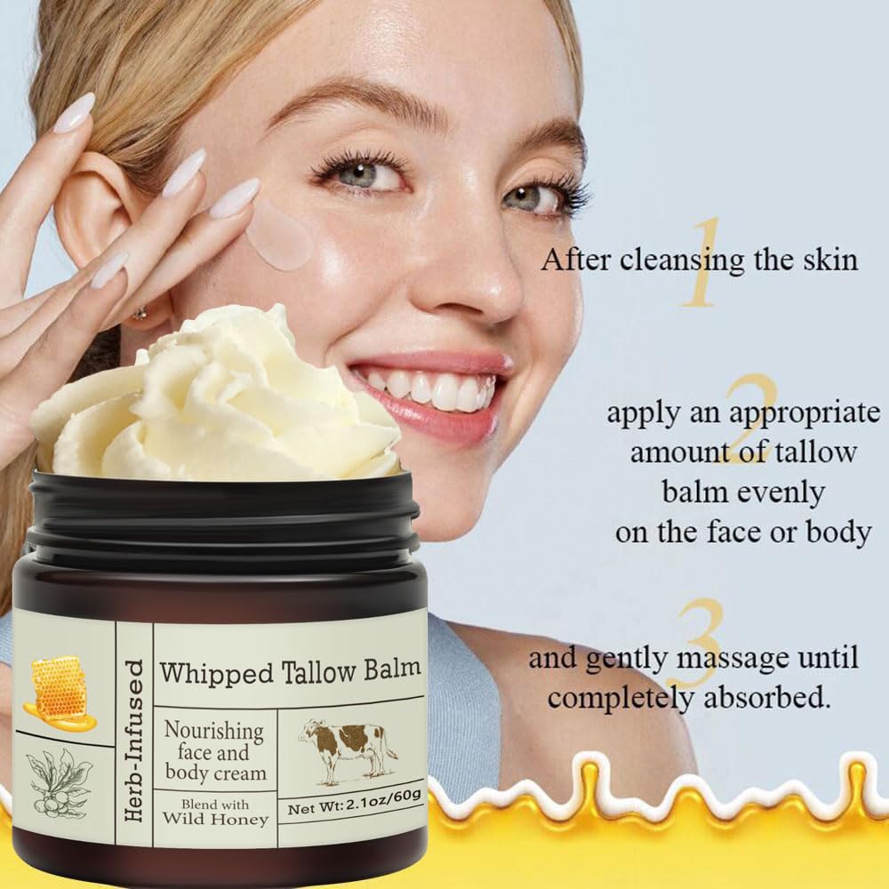 URQT whipped beef tallow moisturizer for face and body