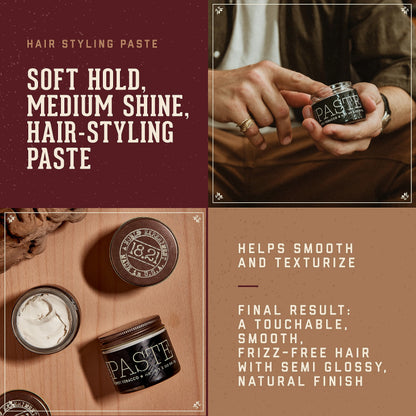 18.21 Man Made Sweet Tobacco Paste medium hold texture close up