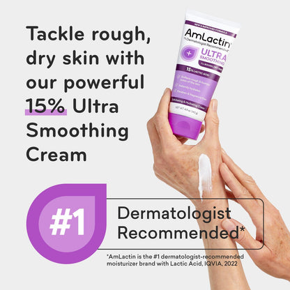 Dermatologist recommended AmLactin alpha-hydroxy skin therapy cream for cracked hands