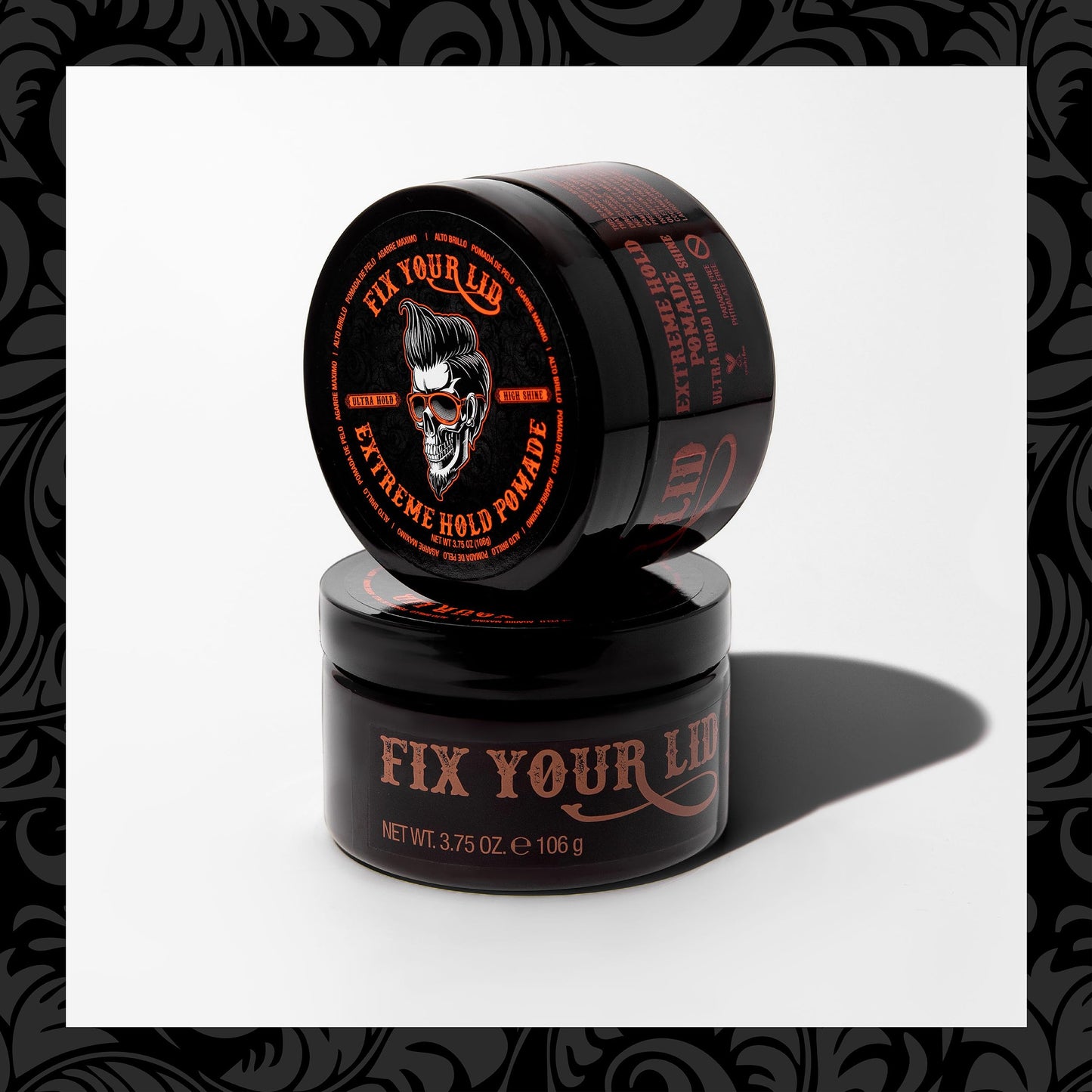 Authentic Fix Your Lid USA imported professional grooming pomade packaging