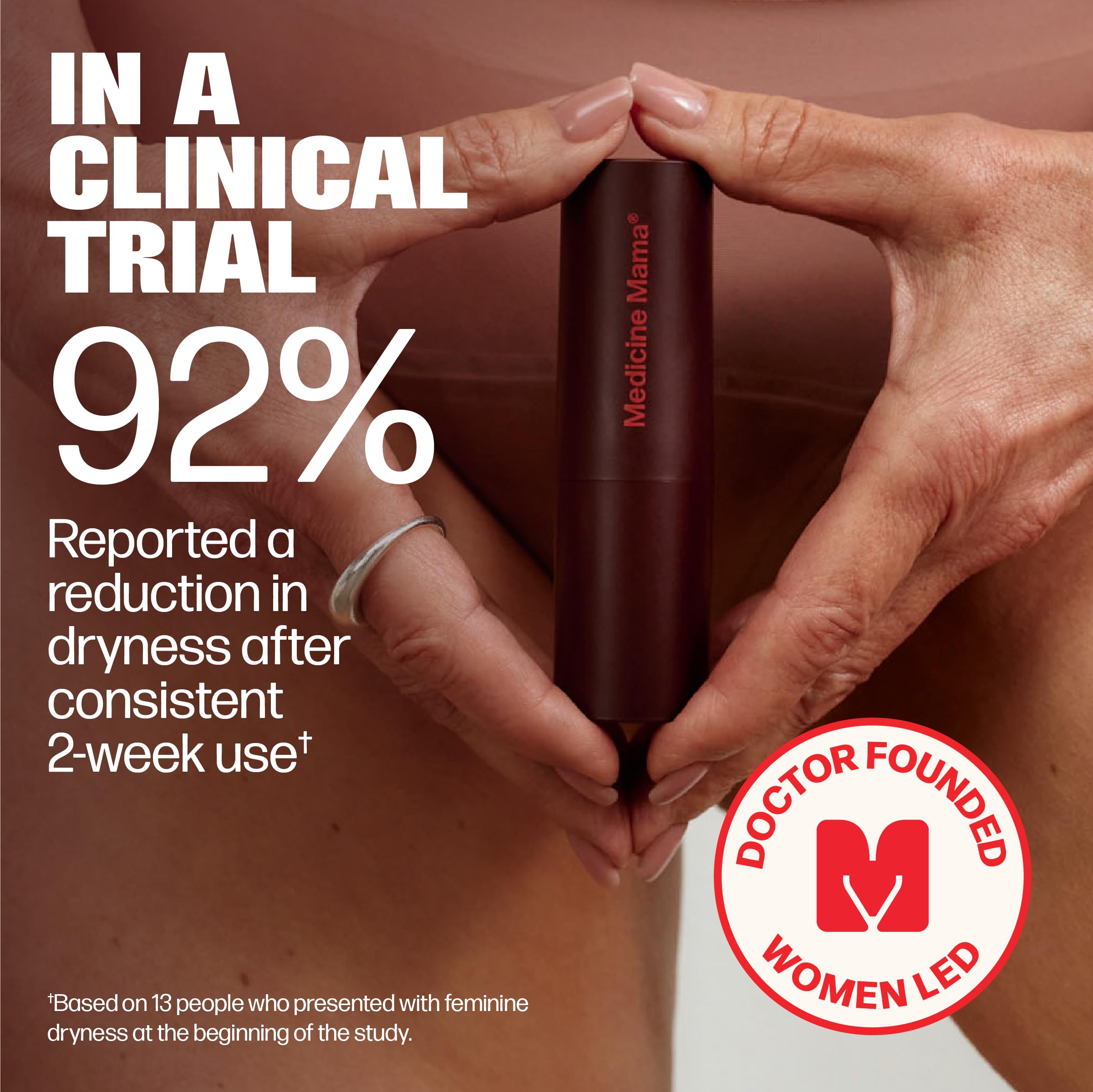 Gynecologist recommended Vmagic intimate skin care stick cap off view
