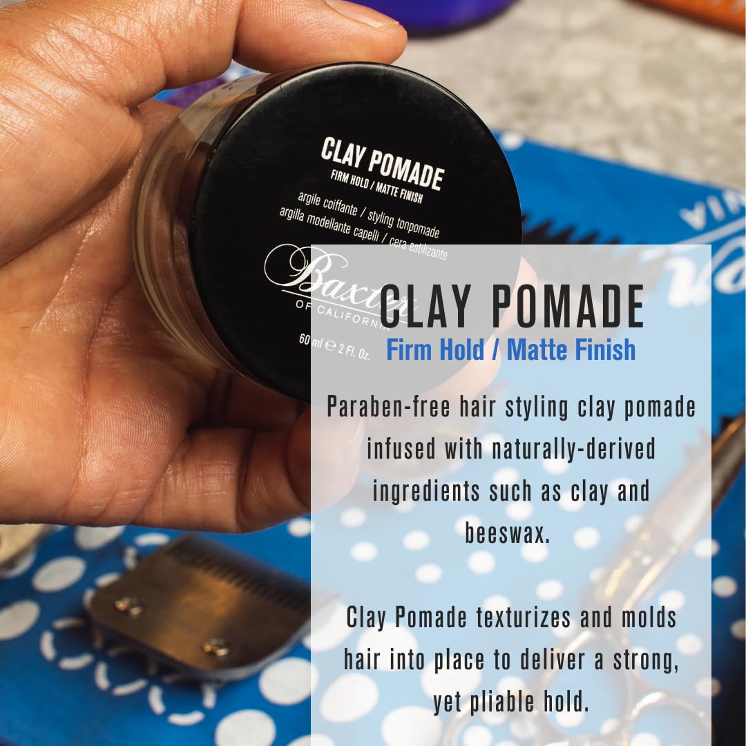Texturizing and thickening pomade for natural men's hairstyles product packaging