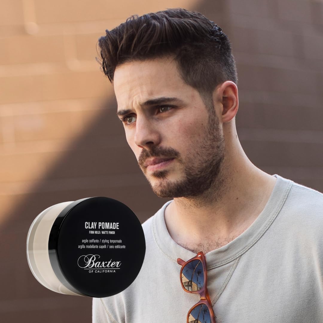 Firm hold zero shine hair styling balm for straight thick and wavy hair
