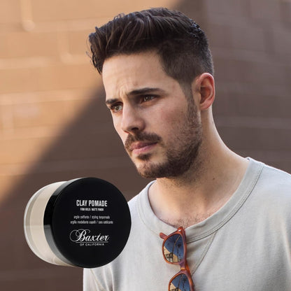 Firm hold zero shine hair styling balm for straight thick and wavy hair