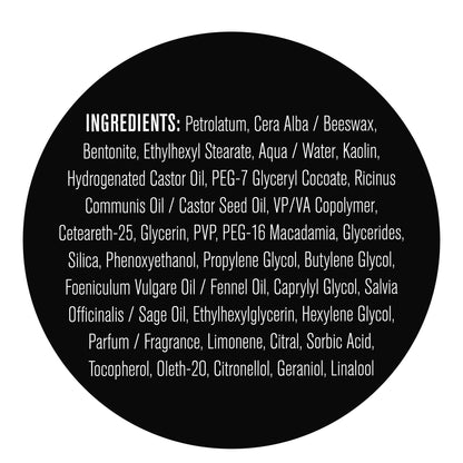Authentic luxury men's hair pomade container for professional styling results