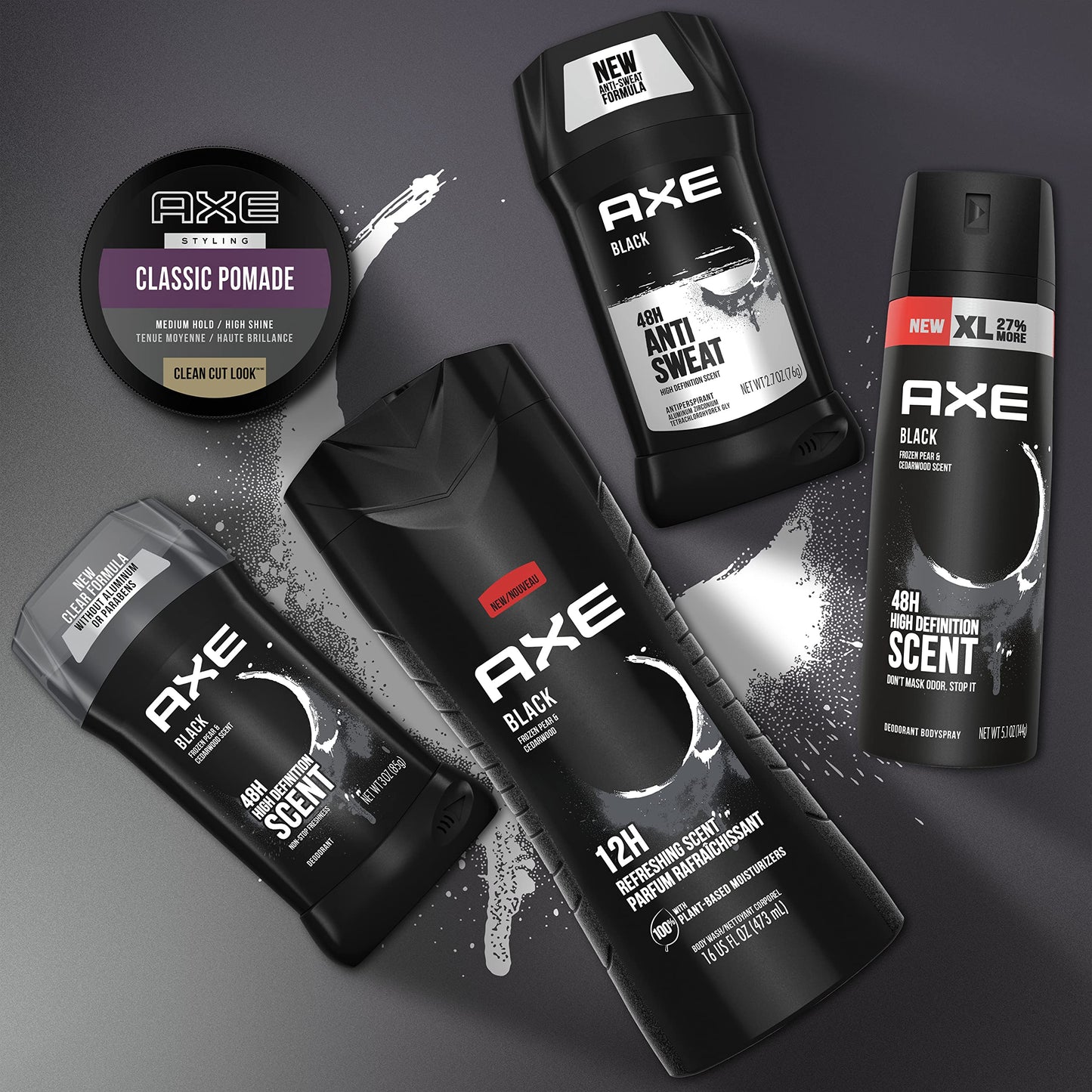USA imported men's hair wax pack showing product weight and instructions.
