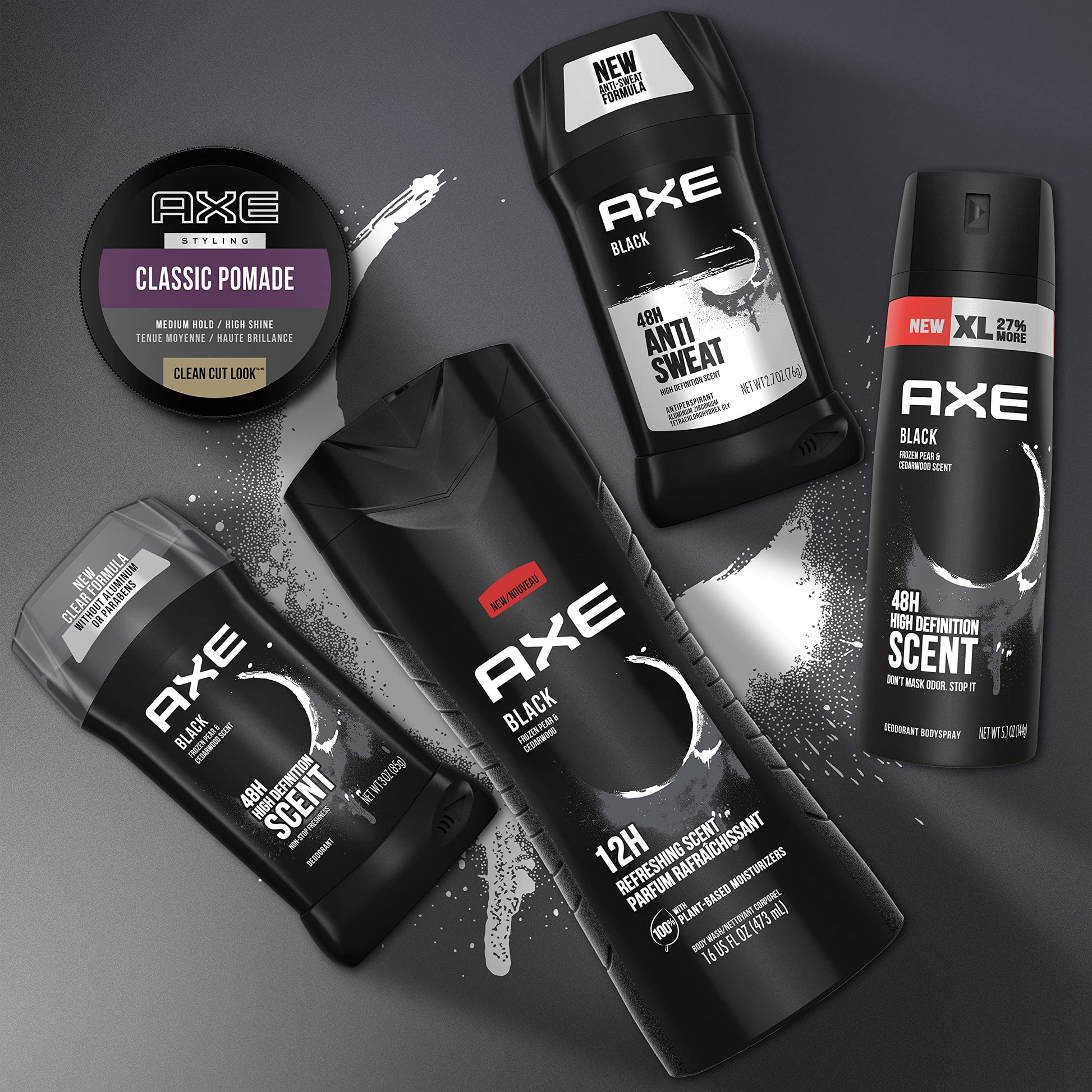 USA imported men's hair wax pack showing product weight and instructions.