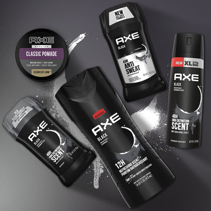 USA imported men's hair wax pack showing product weight and instructions.
