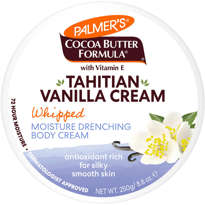 Palmer's Tahitian vanilla cream tub open texture