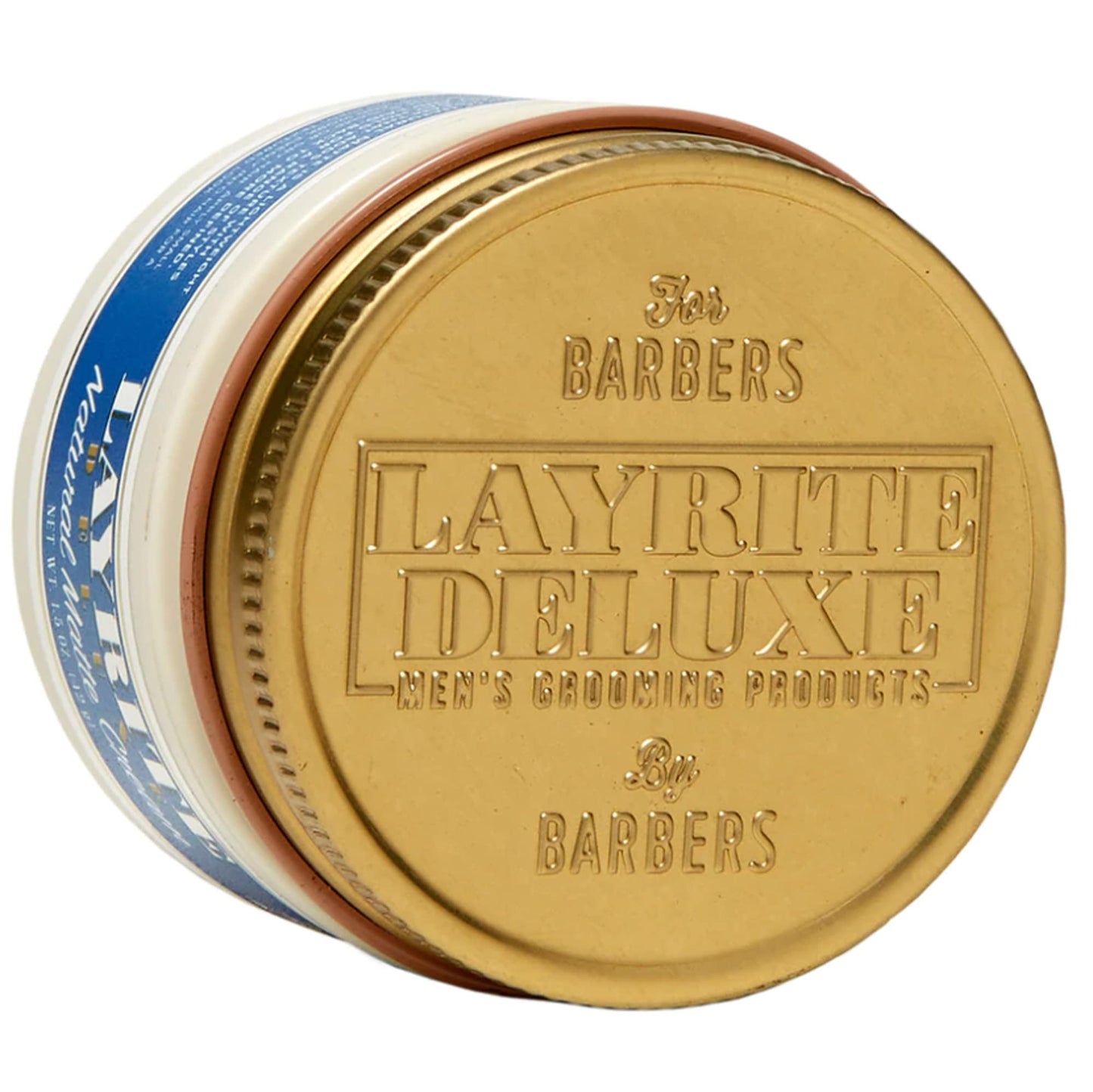 Authentic USA imported matte finish hair cream texture side view packaging